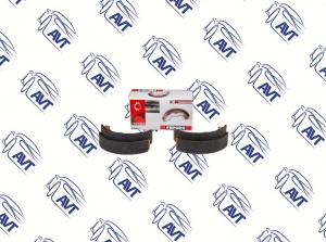 Колодки тормозные задние 2108 Ferodo красные FSB240